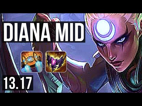 DIANA vs JAYCE (MID) | 3.8M mastery, 12/1/3, 1200+ games, Legendary | NA Grandmaster | 13.17