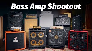 Video thumbnail for Hi-End Bass Amp Shootout ! aguilar/Markbass/Orange/Proamp/EDEN/Hartke/Phil Jones Bass by DogoHouse Instrument Gear