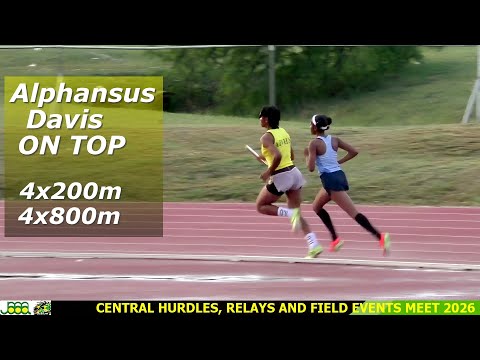 Holmwood Technical Blazes the 4x200m as Alphansus Davis Responds with Crushing 4x800m Relay Win