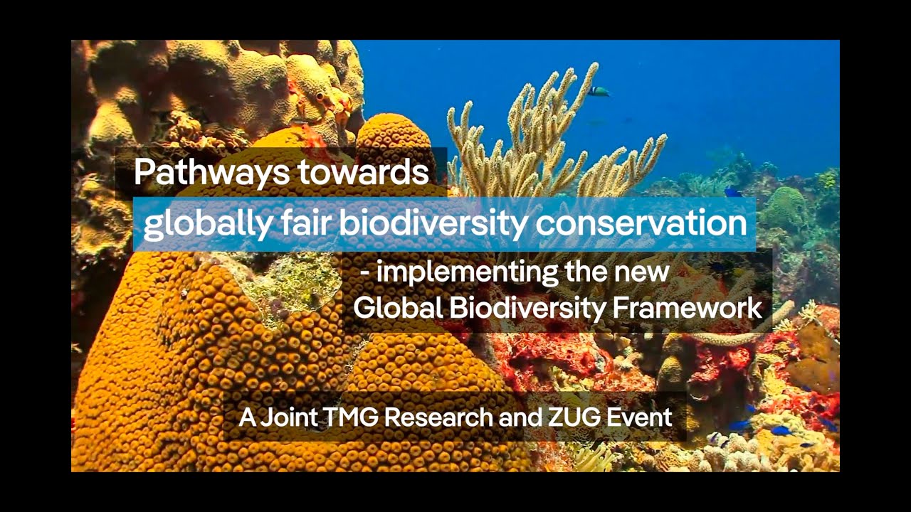 Pathways towards globally fair biodiversity conservation - Dr David Boyd