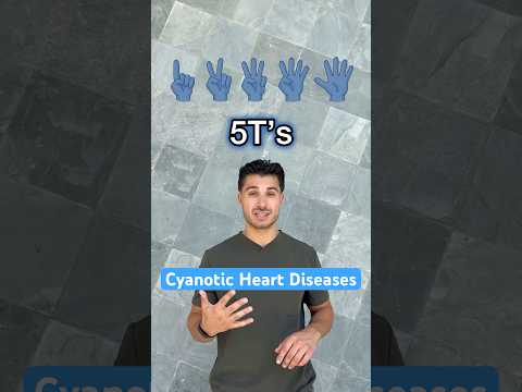 Easy trick for Cyanotic Heart Diseases 🫀👶 #medschool #medstudent #usmle #usmlestep1 #usmlestep2