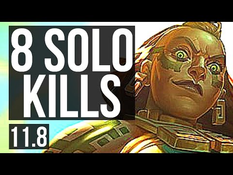 ILLAOI vs SYLAS (TOP) | 8 solo kills, Godlike, 400+ games, 9/2/2, 900K mastery | BR Master | v11.8