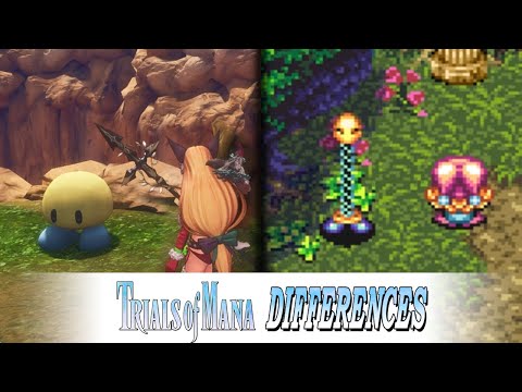 Differences between Classic and Remake - Trials of Mana