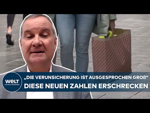 Video Thumbnail: DEUTSCHLAND: Erschreckende Zahlen! Kauflaune am Abgrund! IFO-Konsumklima korrigiert