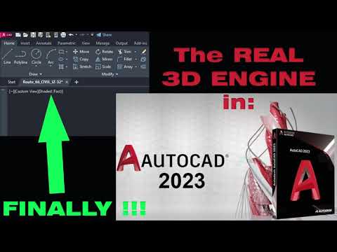 AutoCAD 2023 vs. older: New Visual Style with DirectX 12 implemented - Test and first impressions