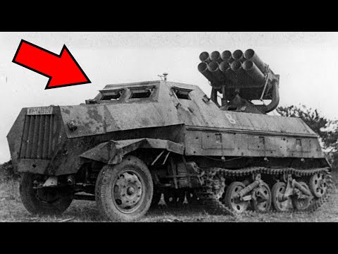 Die Alliierten unterschätzten den Panzerwerfer 42 - bis Lkw-Raketenwerfer Ziele mitFeuer überzogen.
