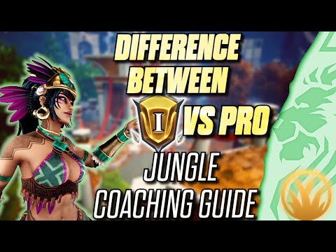 DIFFERENCE BETWEEN GOLD VS PRO! JUNGLE COACHING GUIDE