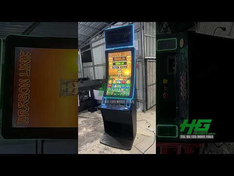 Newest 43 Inch Curved Monitor Dragon Link Casino Slot With Touch Ideck Slot Gambling Machine