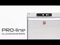 Pro P-50B 500mm 18 Plate Undercounter Dishwasher With Drain Pump Product Video