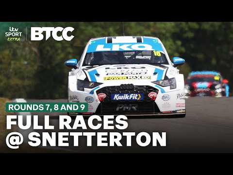 FULL RACES: Rd 7, 8 & 9 @ Snetterton | ITV Sport x BTCC 2026