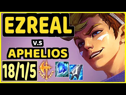 TEDDY (EZREAL) vs APHELIOS - 18/1/5 KDA BOTTOM ADC CHALLENGER GAMEPLAY - KR