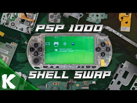 PSP 1000 Shell Swap Guide Only