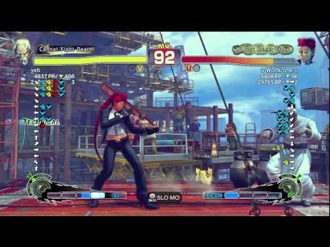 Yeb (Gen) vs. WOLFKRONE (C.Viper) SSF4:AE XBL Match