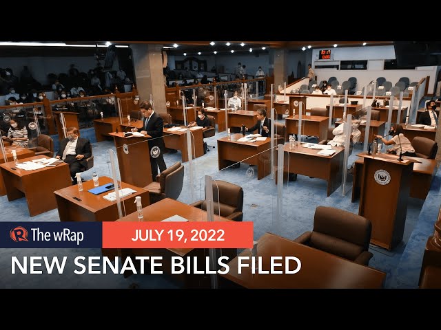 Unfinished business, campaign promises: The 1st bills filed by 19th Congress senators