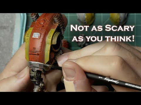 Armiger Warglaive Painting Tutorial #warhammer40k #imperialknights