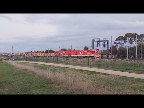 2MA5 With Double Ghan Locomotives at Laverton!