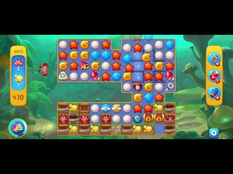 @Fishdom Hard Level 5872 Finished without Any of Power Ups.