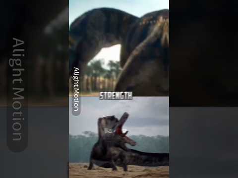 Carcharodontosaurus vs Spinosaurus #paleontology #animals #1v1 #dinosaur #spinosaurus