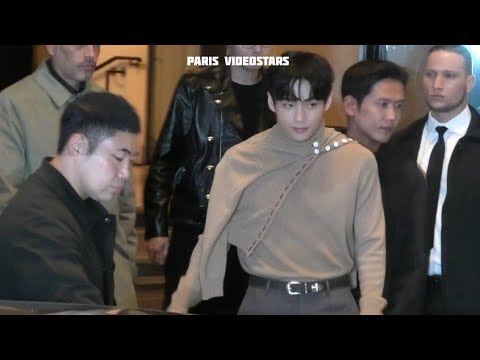 Taehyung 김태형 V BTS leaving his hotel after Celine show @ Paris 5 october 2025 Fashion Week