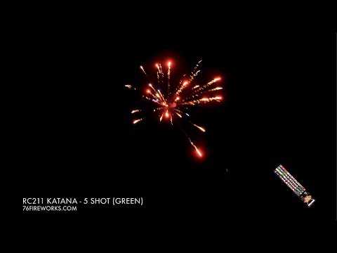 RC211 Katana - 5 Shot by Cannon Fireworks