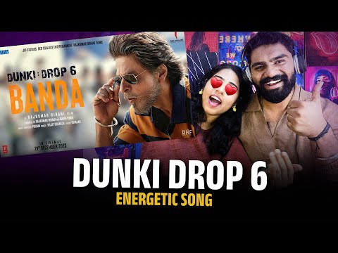 Dunki Drop 6: Banda | Diljit Dosanjh 😍 Shah Rukh Khan | Rajkumar Hirani | Taapsee | Reaction