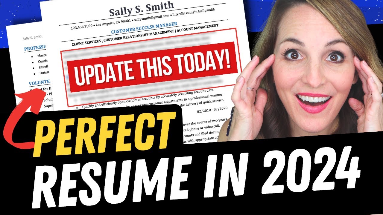 THE PERFECT RESUME IN 15 MINUTES OR LESS! 2025 TEMPLATE INSIDE!
