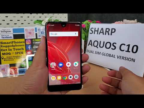 SHARP AQUOS C10 S2 DUAL SIM CARDS SMART PHONE REVIEW