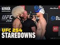 UFC 254 Weigh-In Staredowns - MMA Fighting