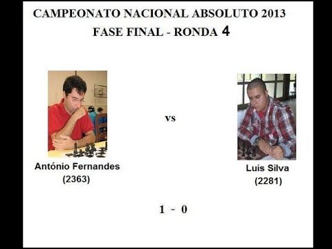 XADREZ: GM ANTÓNIO FERNANDES vs MN LUIS SILVA [repostagem]