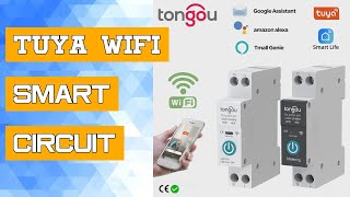 *Qoltec 50881 Wi-fi relé 63A na DIN lištu s elektroměrem | TUYA | Smart Home