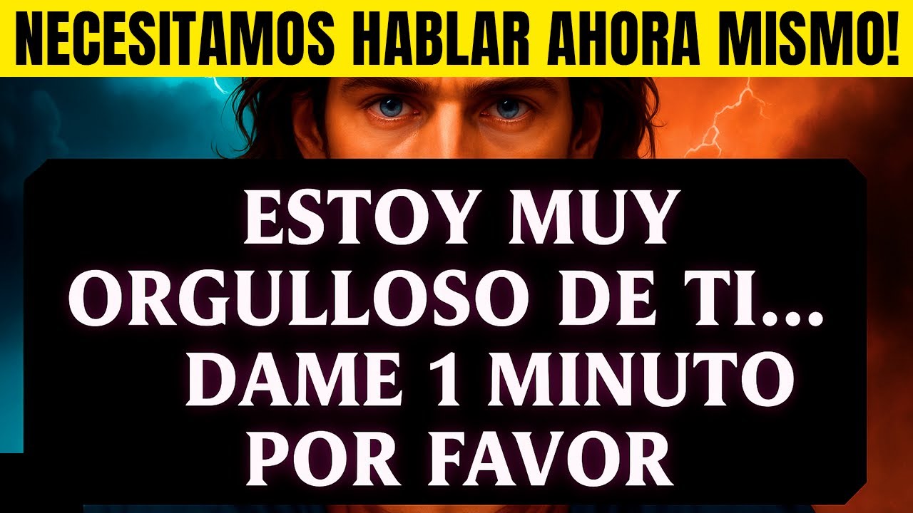 DIOS DICE: ¡DAME UN MINUTO, HIJO MÍO! TENGO UN MENSAJE PARA TI 👆 ESCÚCHALO AHORA