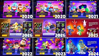 ALL BRAWL PASS UNLOCK ANIMATIONS [2020-26] | Season 1 to 47| Brawl Stars