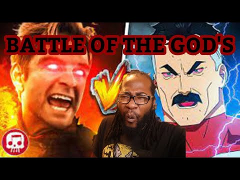 OMNI-MAN VS HOMELANDER RAP BATTLE by JT Music - "Unstoppable" [REACTION]