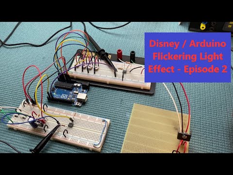 How to make a fantastic Disney Arduino controlled flickering light effect - Episode 2