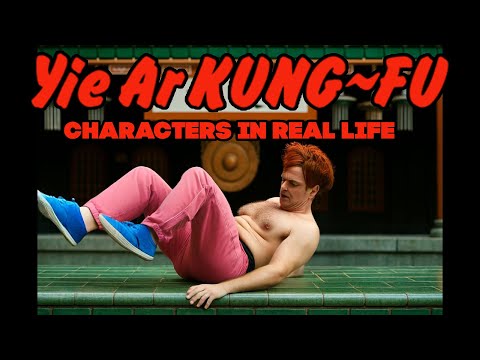 Yie Ar Kung Fu Characters in Real Life, Made With AI