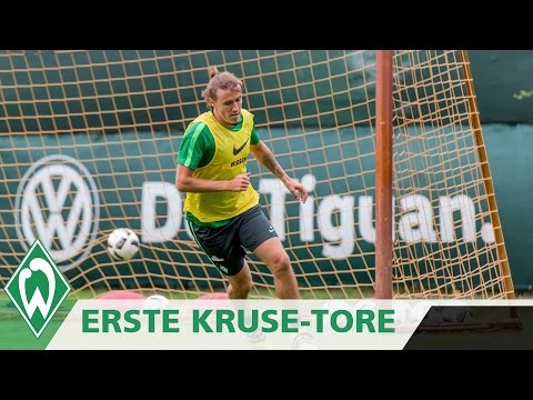 Max Kruse 1. Werder-Training + Tore | SV Werder Bremen
