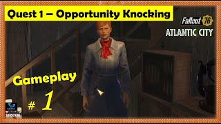 Fallout 76 Atlantic City Update - Opportunity Knocking - Interrogate attacker