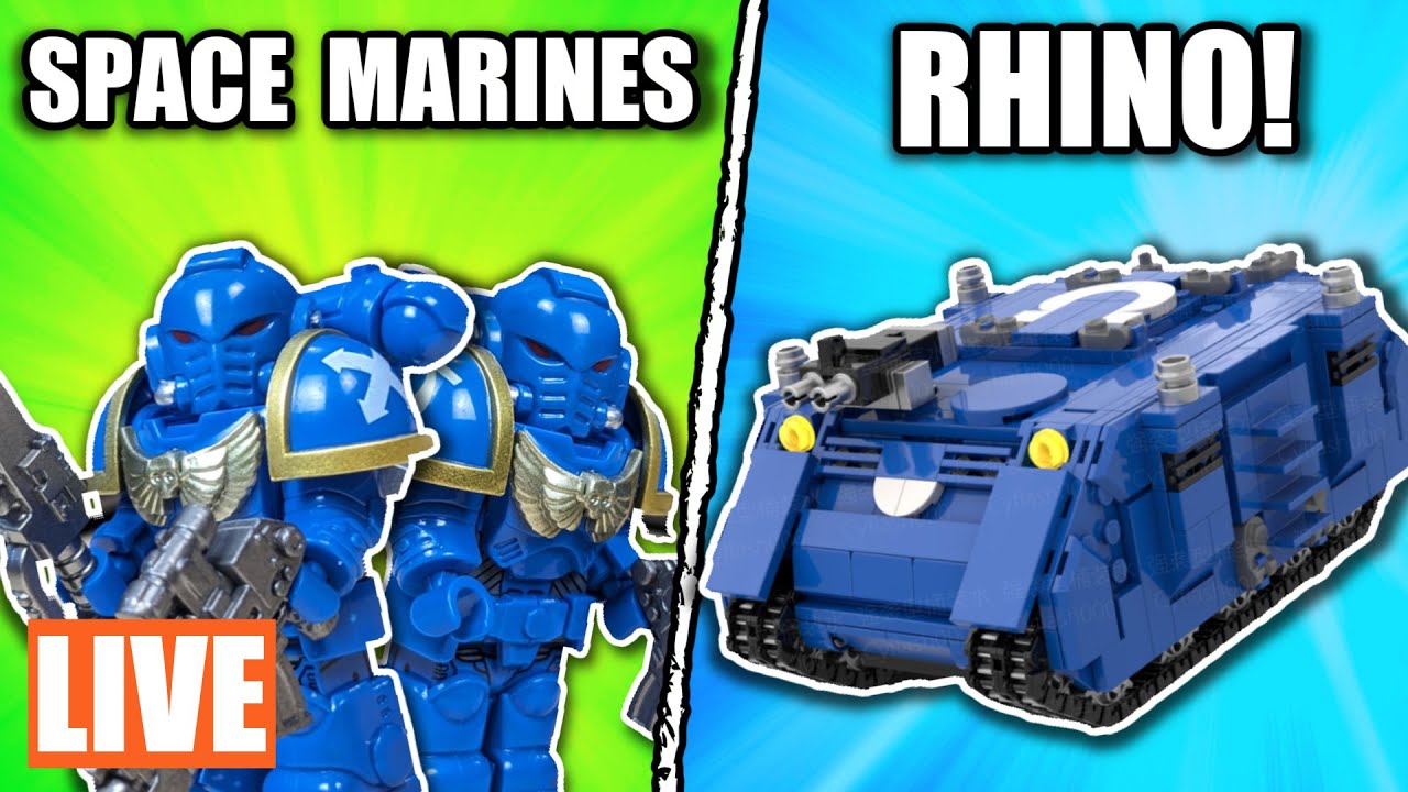 Building A custom Warhammer 40k Tank In LEGO Live!
