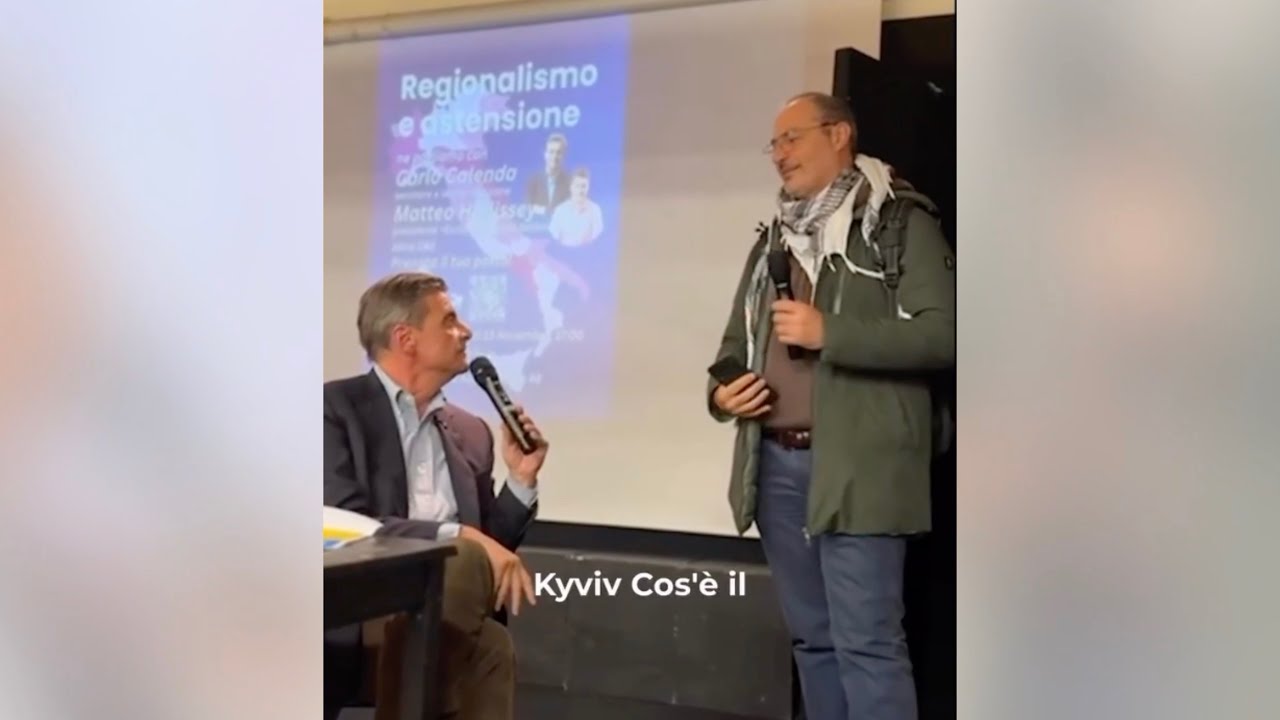 SCONTRO TRA CALENDA E DUE PRESENTI IN SALA ALL'UNIVERSITÀ DI BOLOGNA SULL'UCRAINA