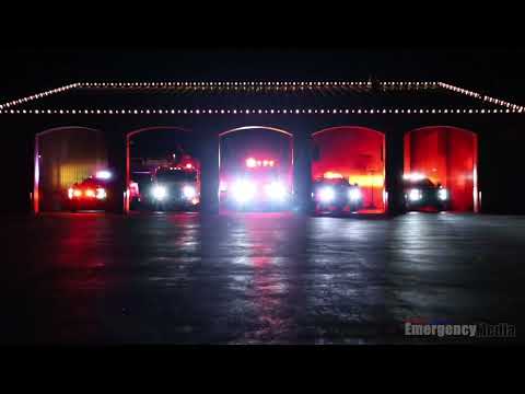 Fire Station Christmas Light Show SCESD2