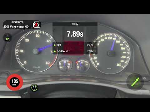 VW Golf MK5 1.9 TDI BXE - Hybrid turbo 220HP 470NM  (Stock injection) DRAGY #vw #golf #acceleration
