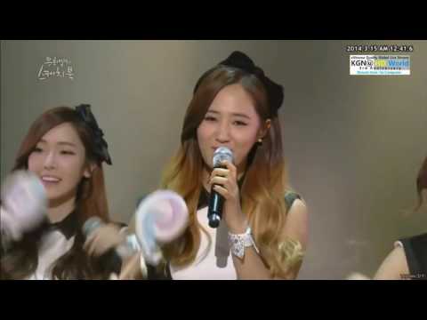 140314 Sketchbook SNSD   Kissing You