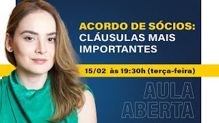 Acordo de Sócios: cláusulas mais importantes!