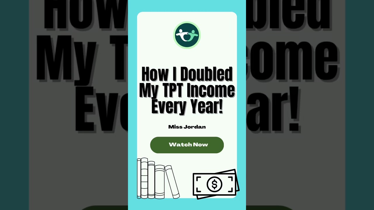 Want to know how I doubled my TPT income every year? Here’s my secret formula! #tptseller