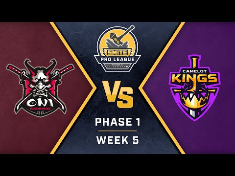 SMITE Pro League Phase 1 Week 5 Oni Warriors vs Camelot Kings