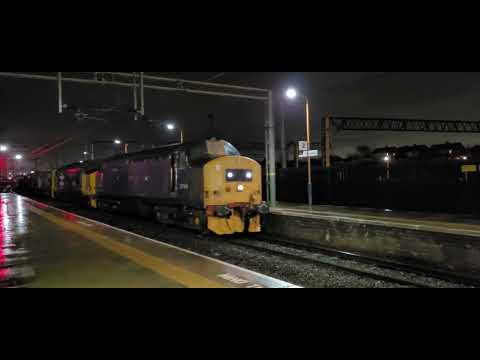 37422 & 37401 Hellfire It Out Of Bescot On 6K02