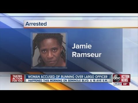 Jamie Ramseur arrested and charged with trying to kill a Largo police officer