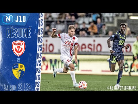 J10 | AS Nancy Lorraine - Stade Briochin (2-1), le résumé | National FFF 2022-2023