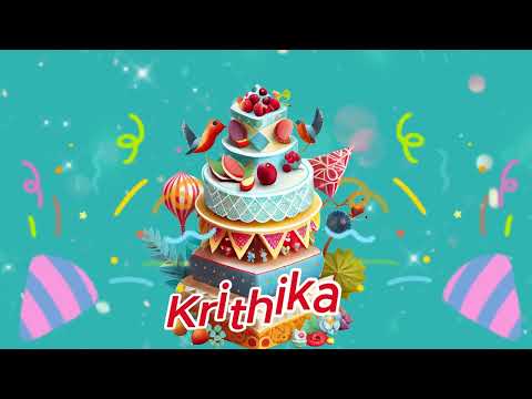 Krithika Happy Birthday to you with best wishes