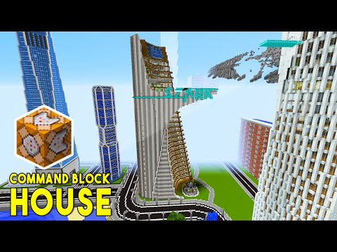 STARK TOWER IN MINECRAFT!! (w/ Command Block Creations) - Command Block House